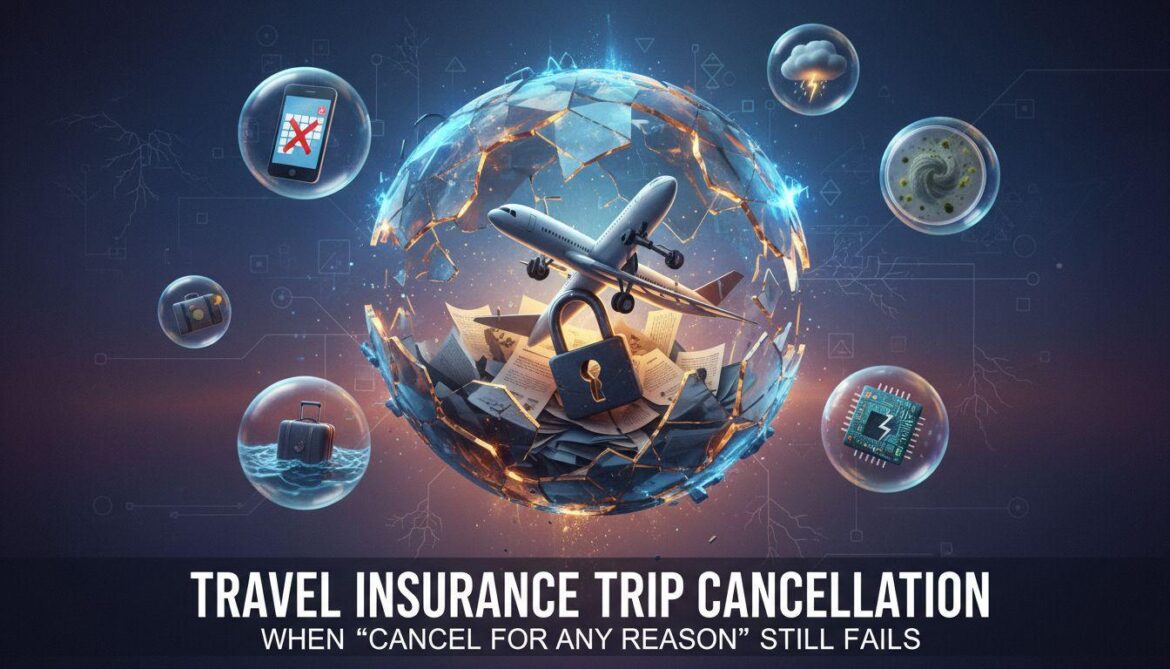 Travel Insurance Trip Cancellation: When “Cancel for Any Reason” Still Fails